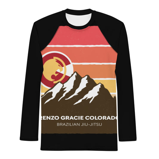 Renzo Gracie Colorado Retro Mt. Logo Men's Rash Guard