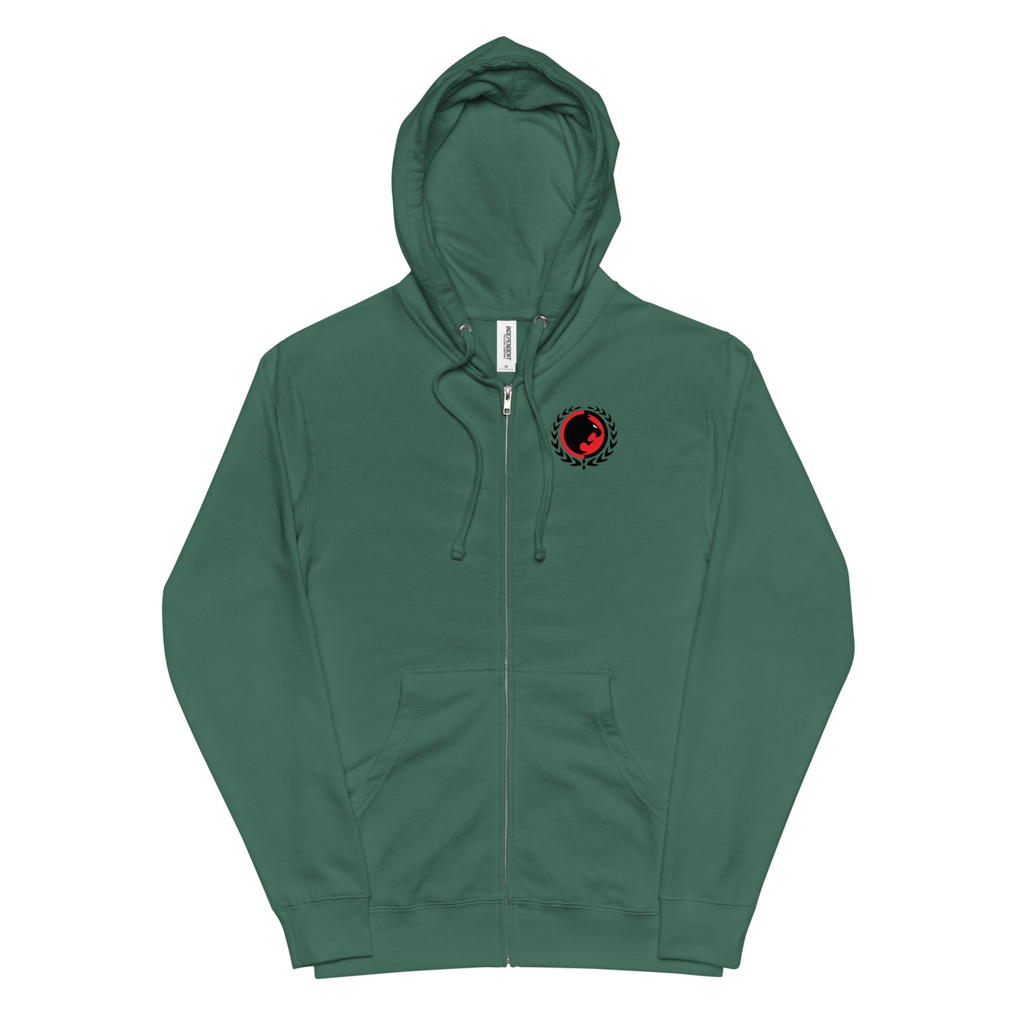 Old School Renzo Wreath Logo zip up hoodie