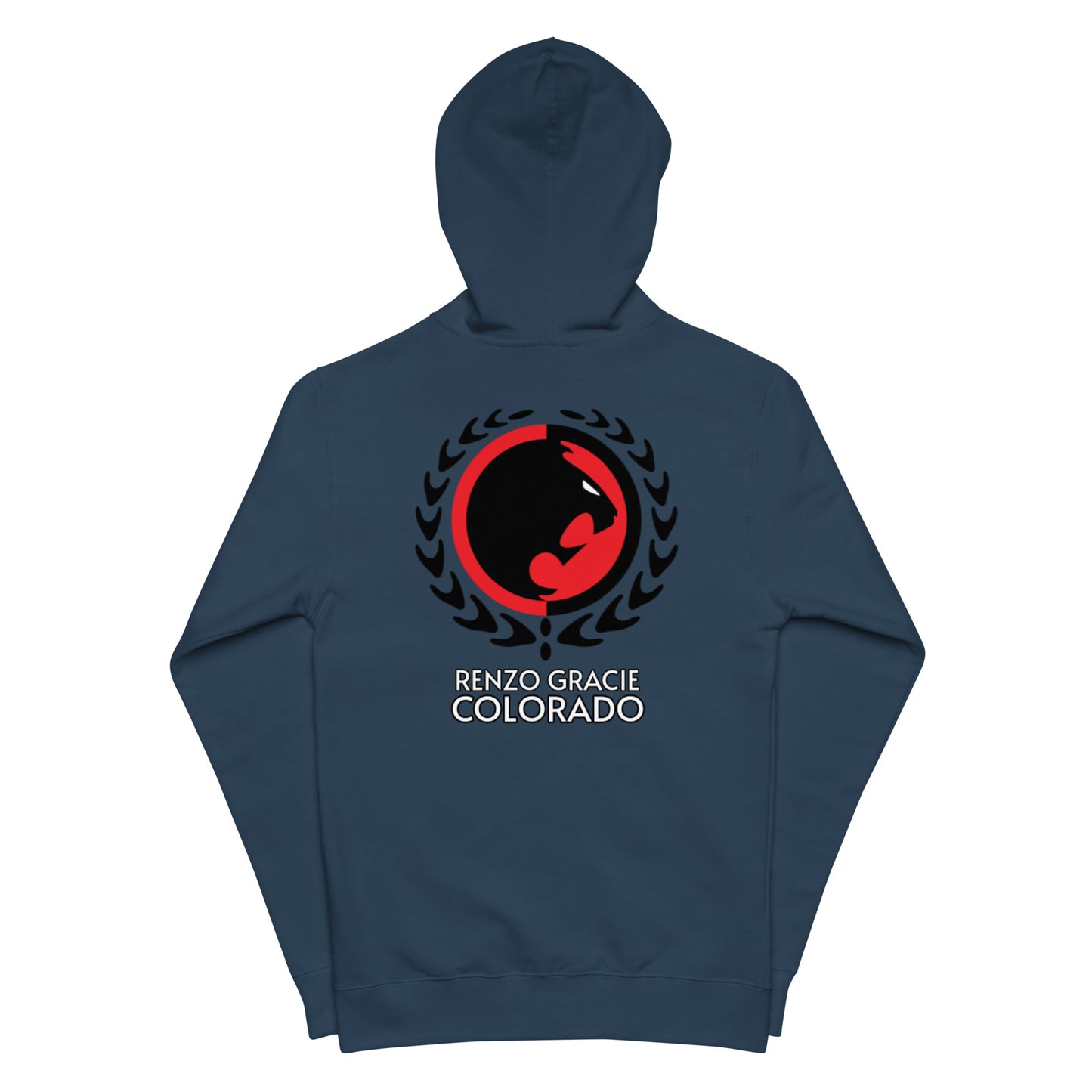 Old School Renzo Wreath Logo zip up hoodie